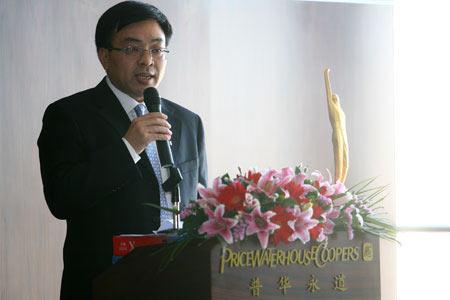 图文:体坛风云人物投票仪式 封和平发表讲话