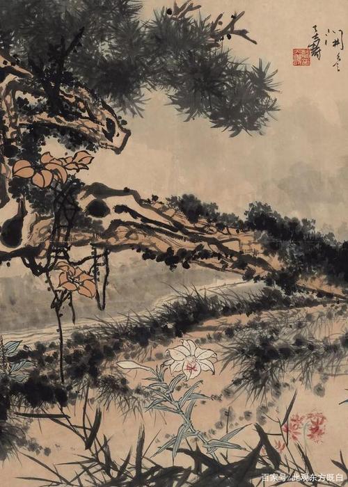 潘天寿 《初晴》 网络图片