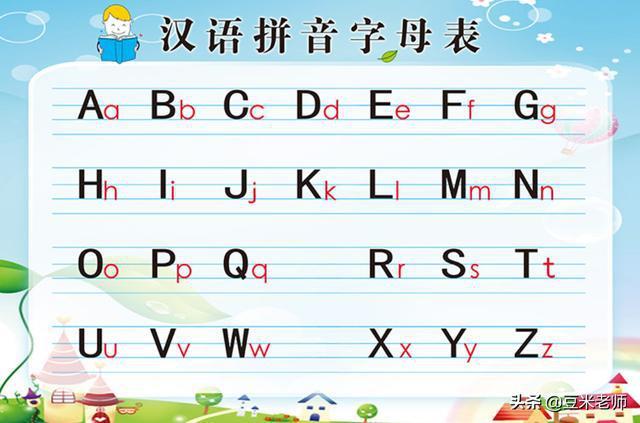 一年级语文下册汉语拼音字母表要掌握大小字母顺序和书写格式