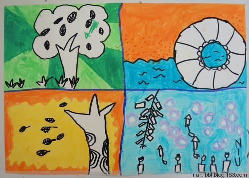 四季剪纸画春夏秋冬儿童画 手工剪纸图片大全简单-蒲城教育文学网