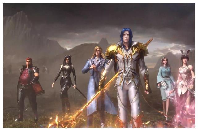 唐三海神造型公布白金铠甲霸气侧漏三叉戟光芒四射