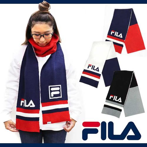fila 经典三色big logo 颈巾 [3色]