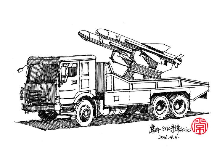 绘车丨2015阅兵式之导弹车