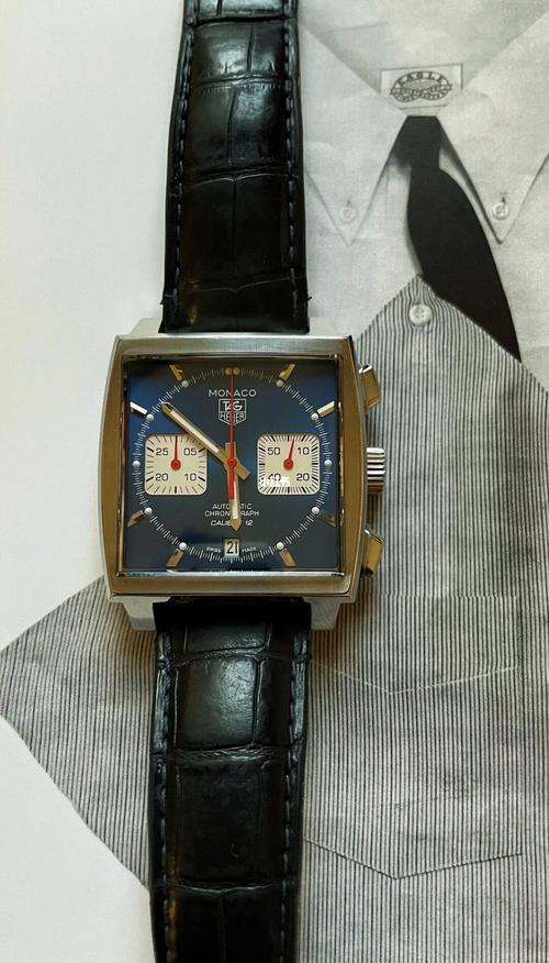 泰格豪雅摩纳哥蓝盘计时 出街～_泰格豪雅怎么样_手表