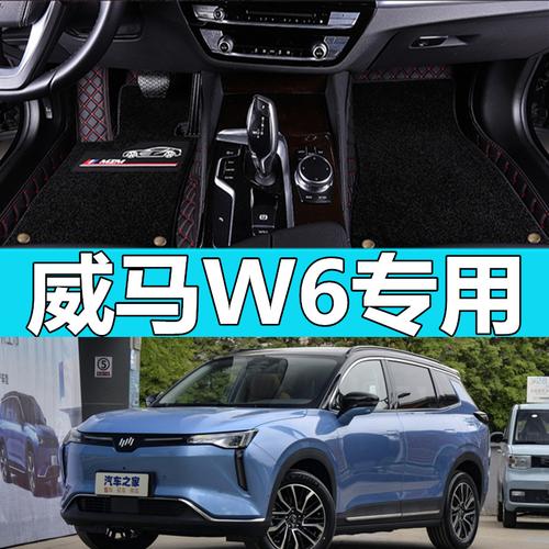 脚垫威马w6专用大全包围皮革汽车电动双层专车专用脚垫