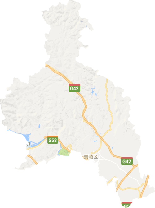 夷陵区高清电子地图,夷陵区高清谷歌电子地图