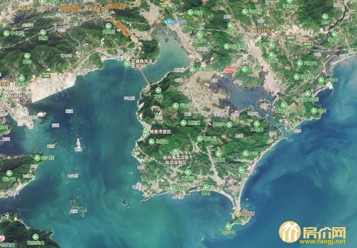 惠东区域卫星图