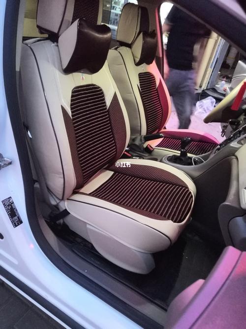 别克英朗,全包围坐垫,实拍图_坐垫_穿搭_咖色_米色_黑色系_汽车_汽车