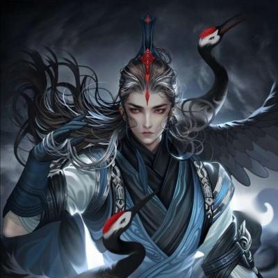 微信动漫古风帅气男头像图片