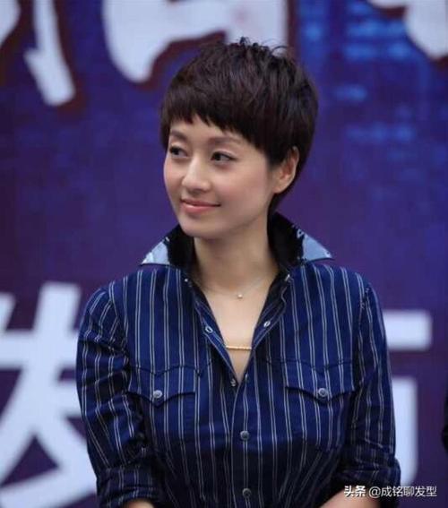 马伊俐短发图片(马伊琍剪回短发人气暴涨)