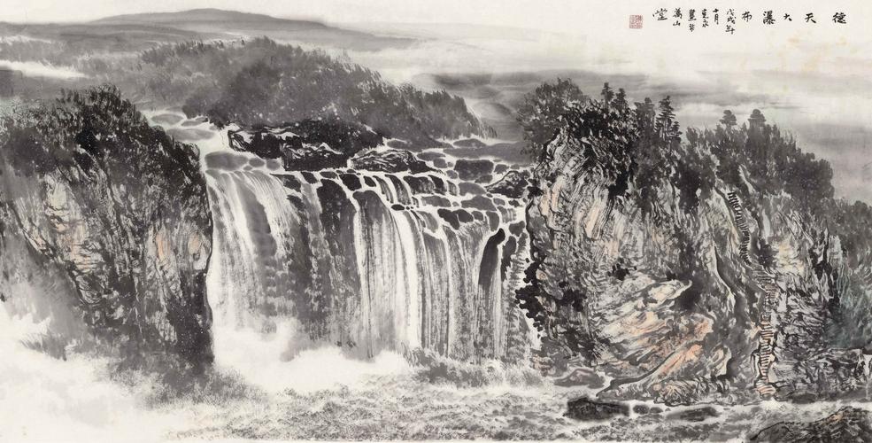 中国山水画名家 陈克永