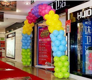 全套气球拱门花架彩虹门支架开业结婚庆典用可折叠拆卸架子包邮