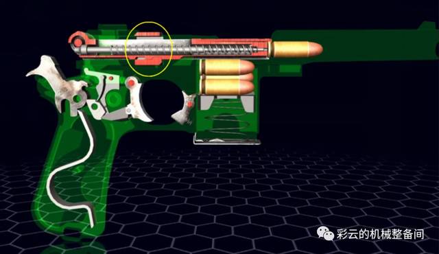 意,俄联合研制的"雨燕"手枪是如何闭锁的?