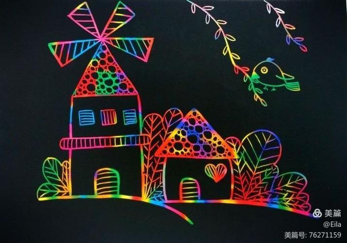 开始创作我自己的刮画作品吧!我想刮出最美丽的风景