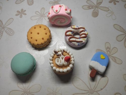 超轻粘土小甜点组合～_粘土_甜品_超轻粘土_兴趣爱好