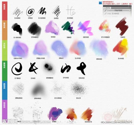 仿painter的ps笔刷源文件