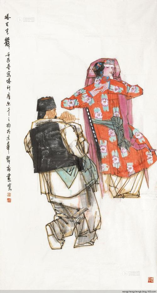 马西光人物作品欣赏-2