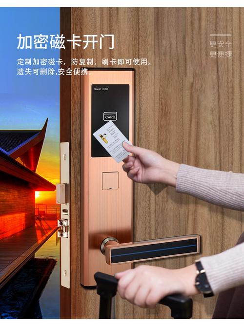 60小米华为商场同款宾馆用的刷卡门锁酒店民宿公寓密码锁智能感应锁