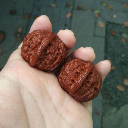 核知道文玩核桃平谷四座楼闷尖狮子头手玩把玩北京古玩天然核桃