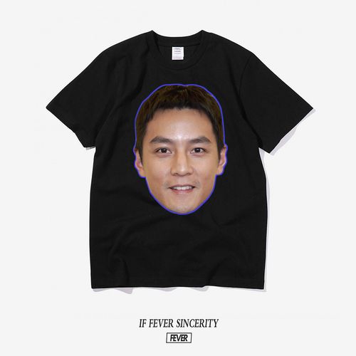 港风吴彦祖danielwu头像印花嘻哈美式短袖恤男t恤