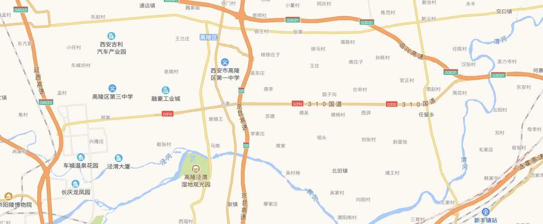 005公里,起点位于国道310渭南过境公路与渭南市高新区东风大街延伸线