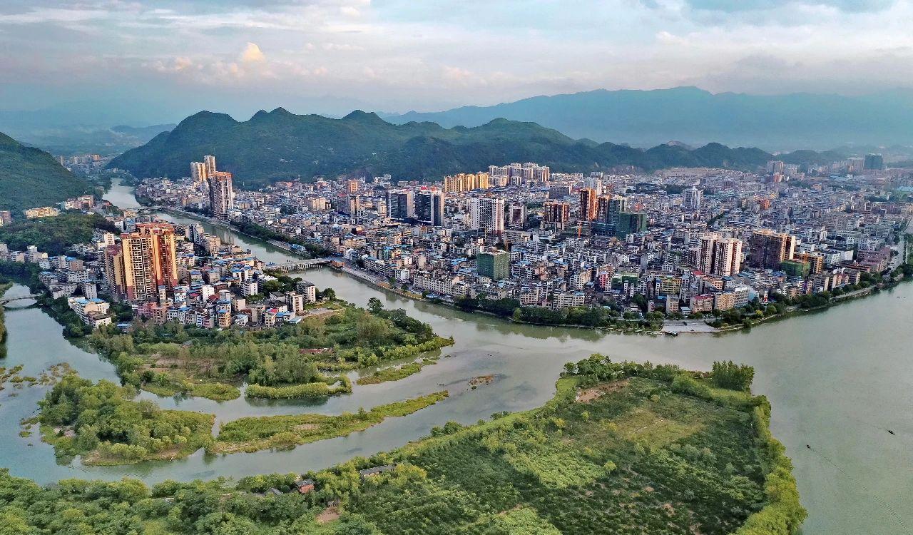 无人机拍摄的广西全州真是太美啦我还是第一次见真令人陶醉