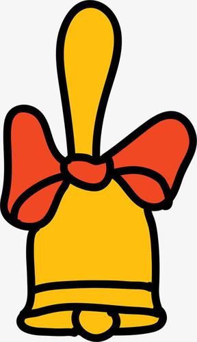 卡通铃铛简笔画