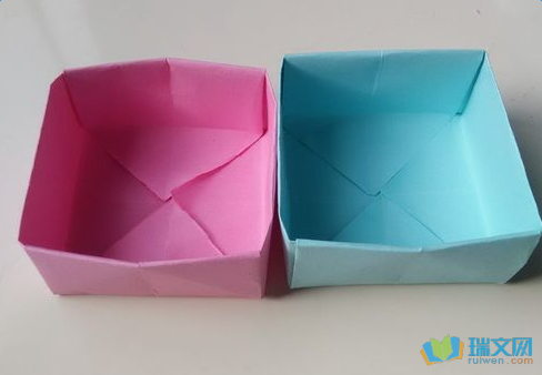简单礼品盒的折法