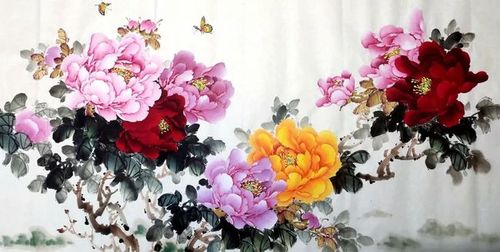 国画牡丹名师珑珑作品欣赏之一