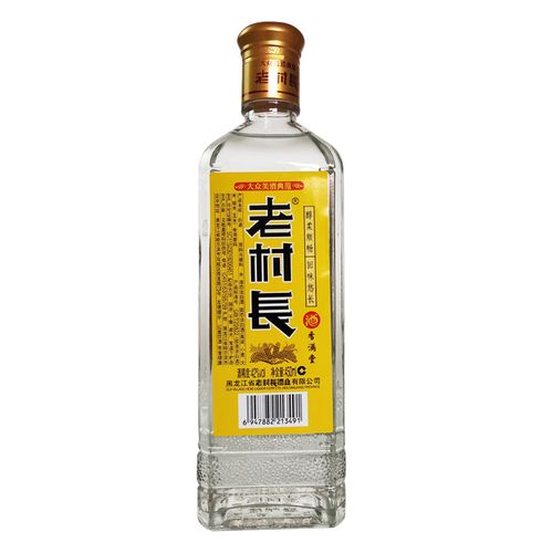 东北白酒42度 老村长白酒450ml浓香型瓶