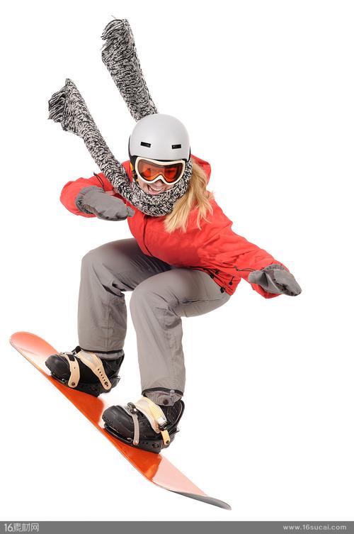 跳跃的滑雪人物高清图片(图片id:95656)-高清人物图片-素材中国16素材