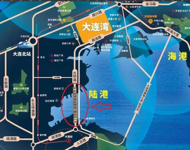 北海航海保障中心点亮转换临时航道"交通灯" 指引大连湾海底隧道工程