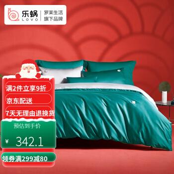 lovo乐蜗家纺60支纯棉四件套15m