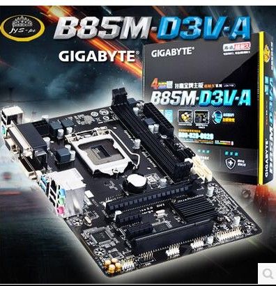 充新gigabyte技嘉b85md3vab85主板lptpci1150针cpu主板