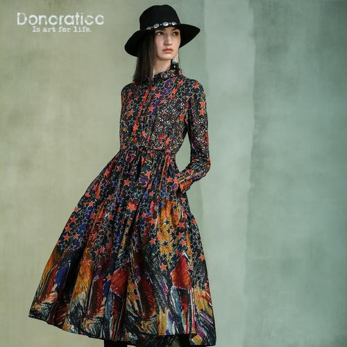 donoratico达衣岩银泰专柜2020冬连衣裙时光机的告白之一datw081011