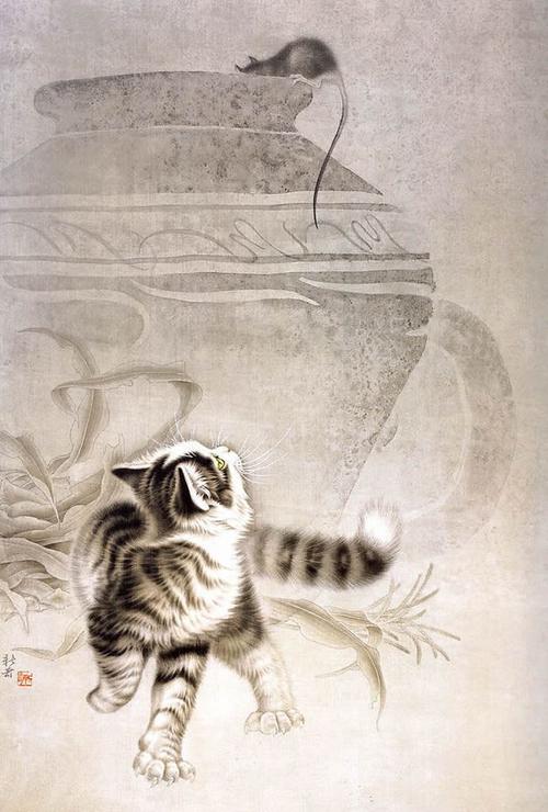 【名人国画】徐新奇的工笔《猫》 - no.1画室 - .