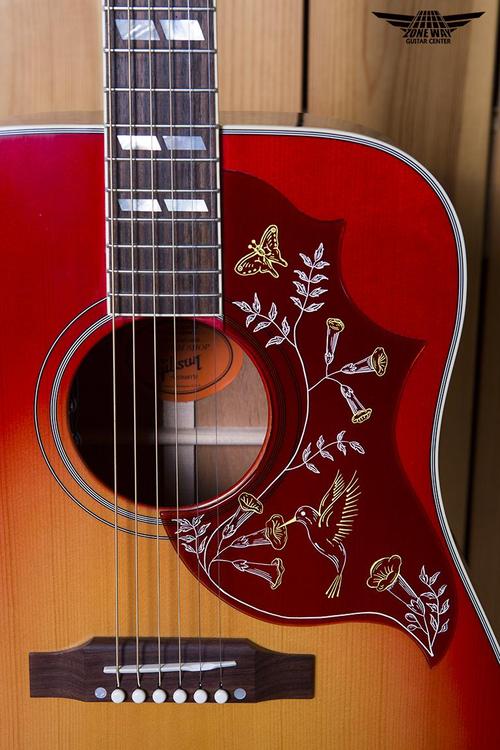 吉他 民谣吉他 【宗卫吉他中心】gibson 吉普森蜂鸟 custom 红云杉