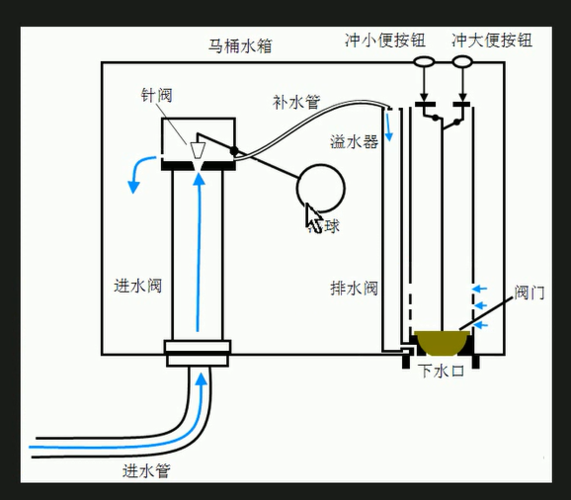 7. 马桶排水阀的结构与工作原理