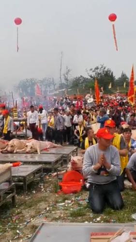 三柏李氏文庄始祖公蔡仪式:场面震撼 写美篇 吴化胜地喜顾游:渔翁撒网