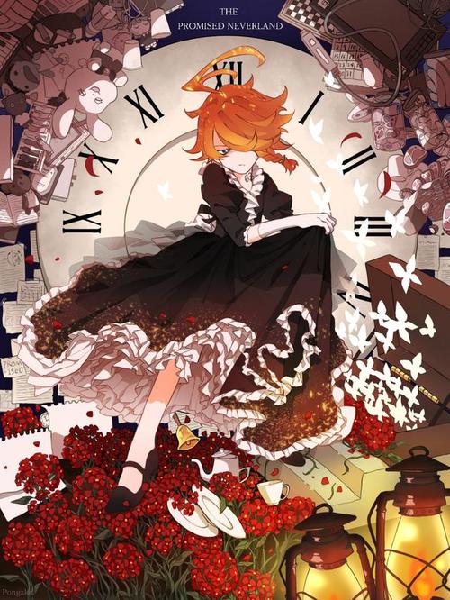 橙发女孩子插画特辑