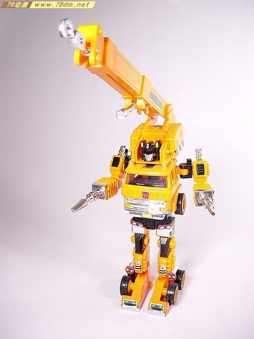变形金刚g1玩具 grapple吊车