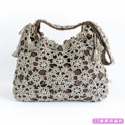 美丽的钩花包包图片|钩针作品秀