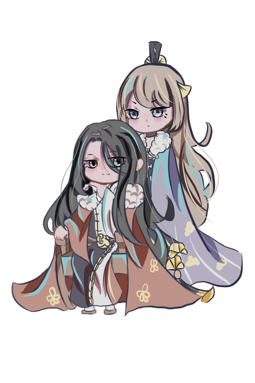 小老师和屠苏酒. 两个轮椅选手.