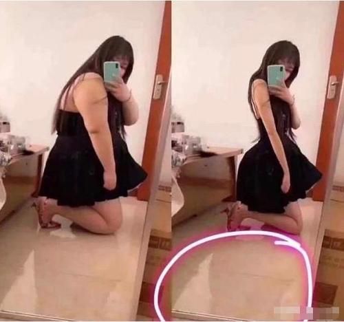 妹子以后拍照还是注意点修图,要仔细呢,地上的影子暴露了你的身材,我