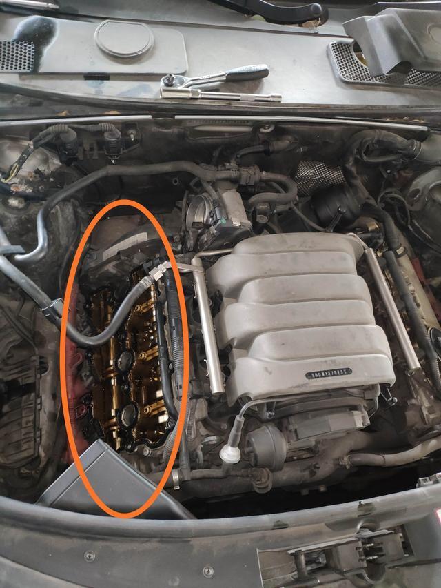 18万公里的奥迪a6,半路抛锚,经检查气门弹簧断裂,车主:怪哉