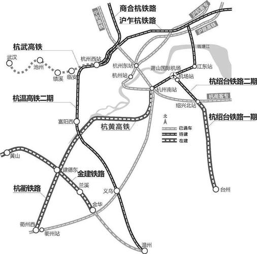 未来浙江金华7条高铁:义乌独占4条强势崛起,坐拥杭长,杭温高铁