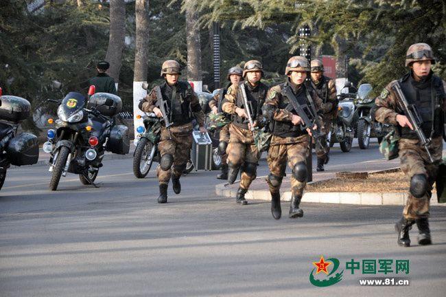北京卫戍区警卫部队曝光 担负首都反恐应急重任
