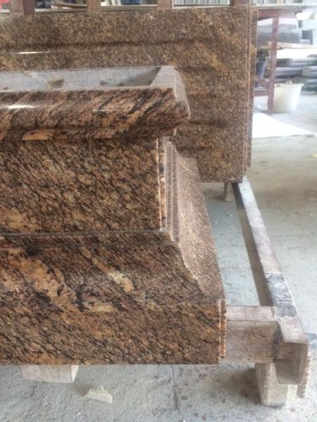 【嘉彬石材】大理石石材加工 加州金麻 来样来料定制加工