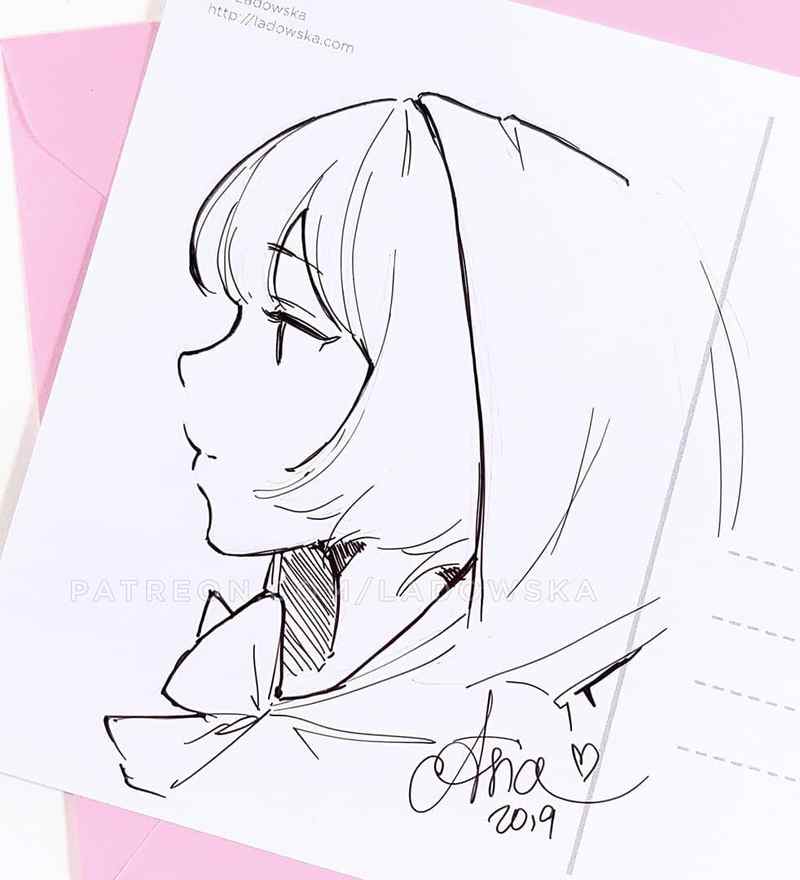 精致的动漫人物线稿图高清初学者最爱的动漫人物临摹素材