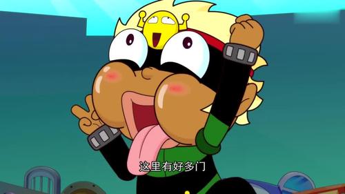 开心宝贝:大大怪还是被门夹到了,这回变得有些不一样了!